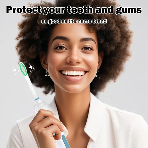 Vista 7 de Cabezales de cepillo de dientes de repuesto para Philips Sonicare E-Series/Essence/Xtreme/Elite y otros modelos de cepillos de dientes eléctricos