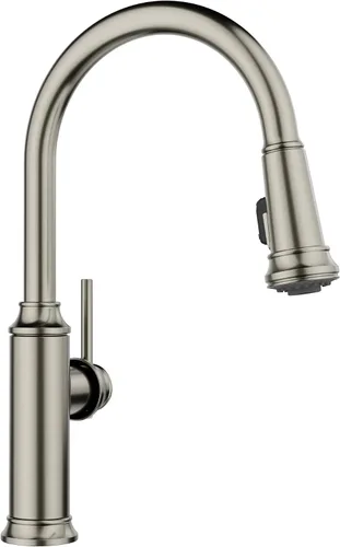 Vista 9 de Empressa - Grifo de cocina desplegable (1.5 GPM, color negro mate)
