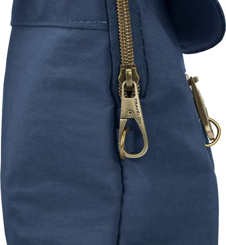 Vista 7 de Travelon Mochila delgada antirrobo para mujer, Ocean, talla única , Travelon Mochila delgada antirrobo Signature