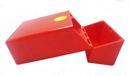 Vista 2 de DMtse Paquete de 3 cajas rígidas para cigarrillos (tamaño King) (colores surtidos)
