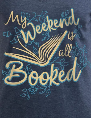 Vista 11 de My Weekend is All Booked - Camiseta con cuello en V para mujer