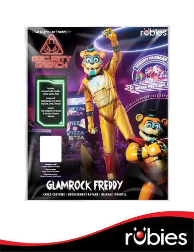Vista 8 de Rubie's - Disfraz infantil de Five Nights at Freddy's Glamrock Freddy
