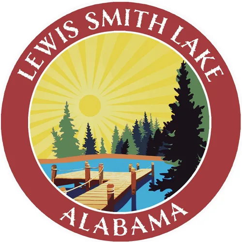 Vista 4 de Lake Dock – Lewis Smith Lake – Alabama 3.5" Ventana Coche Camión Pegatina Adhesivo Vacaciones Aventura Tema Novedad Apliques