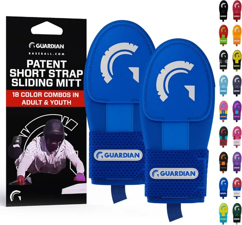Vista 27 de Guardian Baseball Guantes deslizantes – Tallas para jóvenes y adultos – Guante deslizante para béisbol – Correa de compresión elástica, paquete de 2