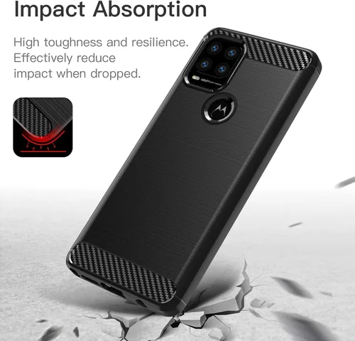 Vista 3 de Asuwish Funda compatible con Moto G Stylus 5G 2021 y protector de pantalla de vidrio templado, accesorios de celda, funda de silicona para Motorola