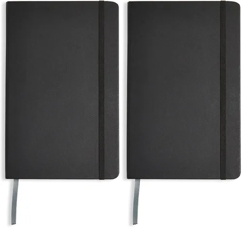 Vista 10 de Amazon Basics Cuaderno clásico de puntos, 240 páginas, negro, tapa dura, 5 x 8.25 pulgadas