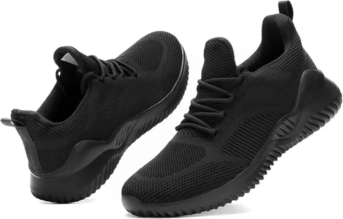Vista 5 de Zapatillas de tenis para correr para hombre, suela suave de malla transpirable ligera