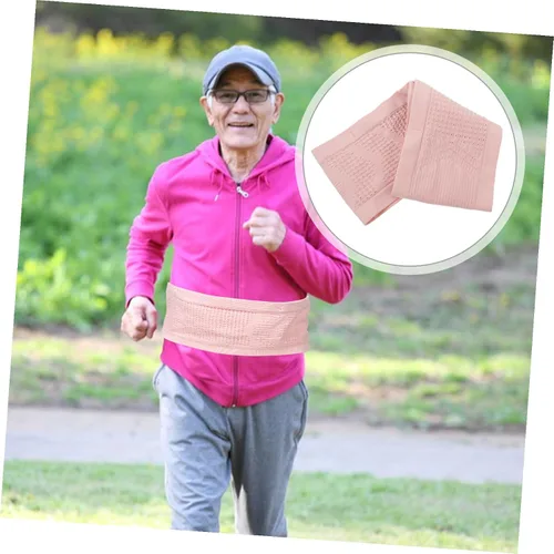 Vista 7 de STOBAZA Riñonera transpirable para correr con correa ajustable para mujeres y hombres, bolsa de cintura de fitness de gran capacidad para ciclismo
