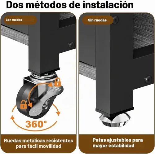 Vista 6 de EasyCom 33"/27" Mueble de jaula para perros con etiqueta de nombre, perrera para perros de uso interior resistente para perros medianos y pequeños