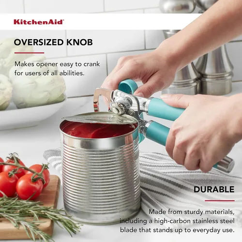 Vista 4 de KitchenAid Abrelatas y abrebotellas multifunción gourmet, 8.36 pulgadas, cielo aguamarina