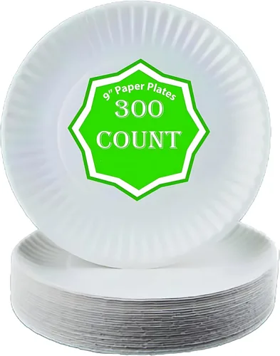 Vista 11 de Perfect Stix Plato de papel 9-100 platos de papel, 9 pulgadas, blanco (paquete de 100)