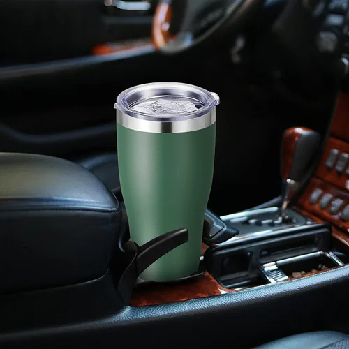 Vista 7 de Paquete de 2 tapas de repuesto para vasos de 20 onzas, a prueba de derrames, resistente a salpicaduras, con deslizador para Yeti Ramble y más tazas