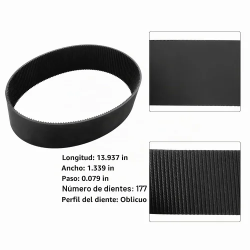 Vista 3 de Correa de engranaje de cremallera y piñón de dirección electrónica EPS Compatible con Ford F-150 2011-2017 Mustang 2010-2014 Reemplaza 28155825