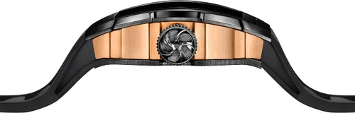 Vista 5 de WISHDOIT Relojes de pulsera mecánicos automáticos Tonneau para hombre acero inoxidable con forma de barril estilo deportivo impermeable correa