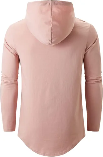 Vista 2 de Camiseta con capucha para hombre estilo hipster y hip hop 1705-2 de KLIEGOU