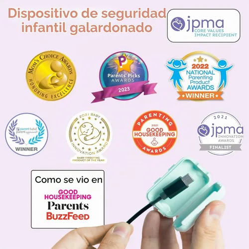 Vista 3 de Funda de cargador USB a prueba de bebés – Caja de punta de cable resistente a los niños para cables de carga USB estándar