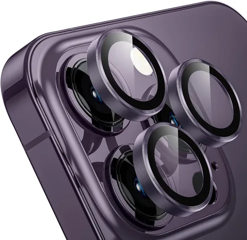 Vista 9 de WSKEN Protector de lente de cámara para iPhone 14 Pro/iPhone 14 Pro Max, [modo de disparo nocturno] Protector de pantalla de vidrio templado HD