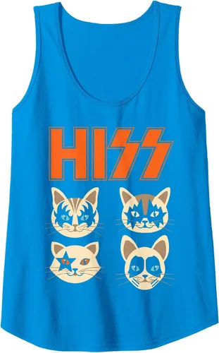 Vista 15 de Camiseta sin mangas Hiss Funny Cats Kittens Rock Rockin Negro