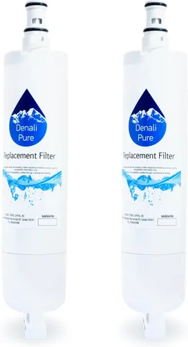 Vista 2 de Paquete de 2 filtros de agua de repuesto para refrigerador Sears/Kenmore 10653634300, compatible con Sears/Kenmore 46-9010, 46-9902, 46-9908