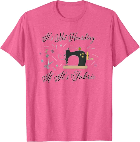 Vista 44 de It's Not Hoarding If Its - Camiseta de costura para acolchado, Blanco, S
