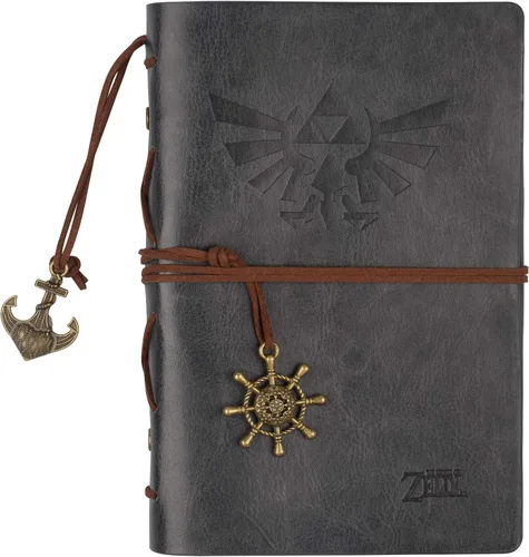 Vista 12 de ONE250 Legend of Zelda Journal, Writing Journal, Travel Diary, 7.2x5.1 Notebook, Writers Notebook, Refillable Diary Sketchbook, Fountain Pen Safe
