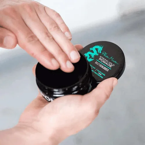 Vista 6 de Billy Jealousy Plaster Master Pomada capilar soluble en agua para hombres, fijación fuerte durante todo el día con brillo medio, no se descascara