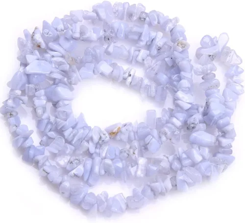 Vista 23 de GEM-Inside - Chips de piedra de cristal para hacer joyas, cuentas sueltas de forma libre con agujero para hacer pulseras, collares, adultos, 34