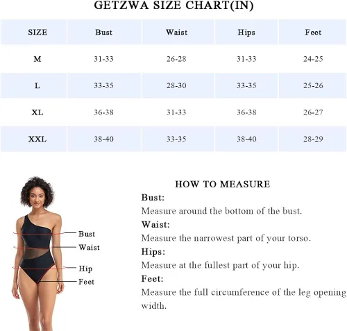 Vista 7 de GETZWA Traje de baño de una pieza para mujer, traje de baño de un hombro con lazo lateral