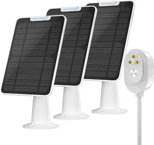 Vista 9 de Cargador de Panel Solar Compatible con Cámara Arlo Pro 5S/Pro 4/Pro 3/Pro 3 Floodlight/Ultra/Ultra 2, Paneles Solares de 6V 4.5W Carga IP65