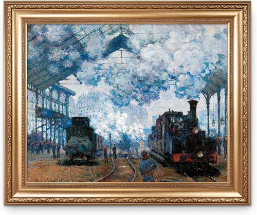 Vista 293 de A&T ARTWORK Antibes Seen from The Salis Gardens de Claude Monet Las Obras de Arte Clásico Mundial Reproducciones, Impresiones de Arte en Lienzo