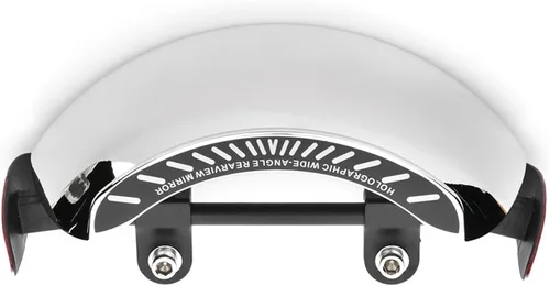 Vista 8 de Espejo retrovisor de gran angular para motocicleta, espejo retrovisor de motocicleta, espejo retrovisor de 180 grados, montaje en parabrisas