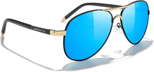 Vista 66 de MERRY'S, UV400 S8513, gafas de sol polarizadas para conducir, marco irrompible, para hombre.
