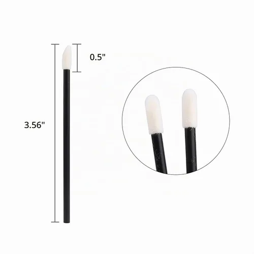 Vista 5 de 640 pinceles desechables para labios, aplicadores de lápiz labial, aplicadores de maquillaje, aplicadores de brillo de labios, probador, varitas
