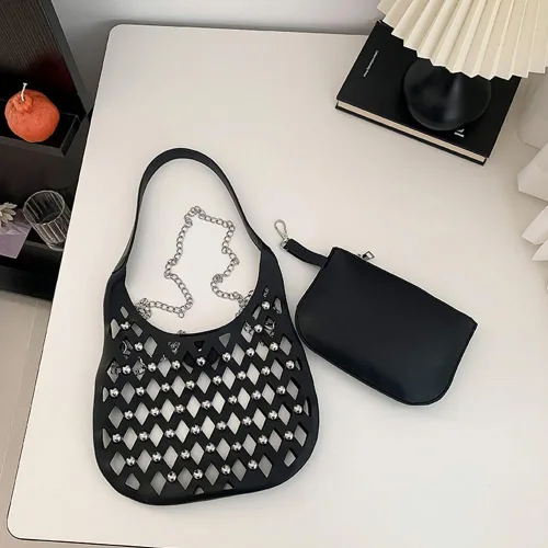 Vista 6 de Mini bolso de noche para mujer, bolso de moda, bolso de hombro, bolso cruzado