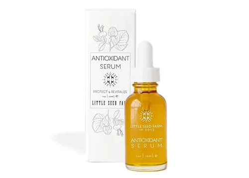 Vista 3 de Little Seed Farm Paquete de suero – Antioxidante + Elasticidad – Sueros tonificantes y reafirmantes de la piel – Sueros faciales para piel seca