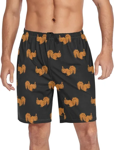 Vista 12 de Ollabaky Pantalones cortos de pijama para hombre Pjs partes inferiores pantalones cortos para dormir ropa de descanso pantalones de pijama