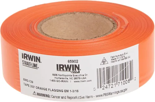 Vista 4 de IRWIN Tools Strait-LINE - Cinta para marcar, 300 pies, naranja (65902) (paquete de 2)