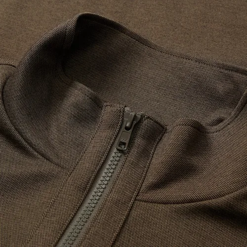 Vista 4 de Haggar Camisa de manga larga con cremallera para hombre
