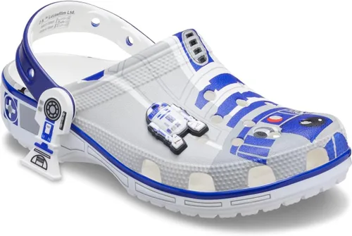 Vista 5 de Crocs Zuecos clásicos unisex para adultos, edición Star Wars R2D2