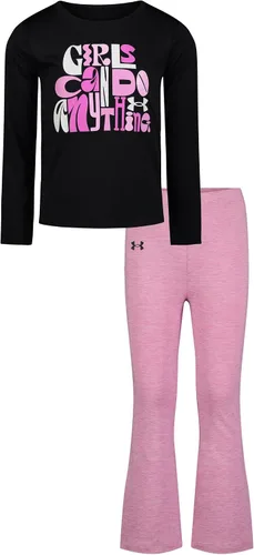 Vista 182 de Under Armour baby-girls Ua Terrazzo Leopard Heart SetShort Set