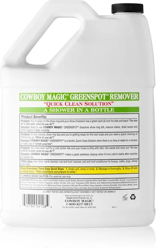 Vista 2 de Cowboy Magic Greenspot Remover una ducha en una botella de repuesto de galón