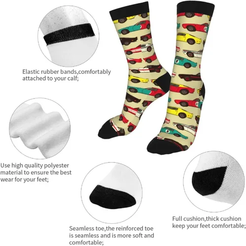 Vista 7 de Calcetines divertidos para hombre y mujer