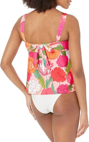 Vista 2 de Trina Turk Tankini convertible Sunny Bloom estándar para mujer