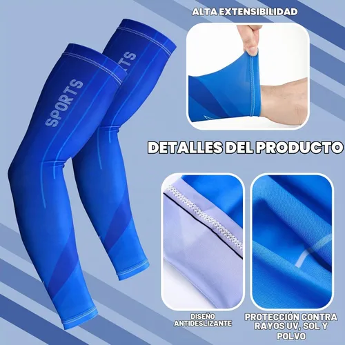 Vista 5 de JenPen 4 Pair Arm Sleeves for Men, Cooling Sun Sleeve Colores clásicos