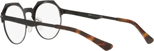 Vista 5 de Persol PO2488V - Marcos redondos para gafas graduadas, Lente negrodoradoDemo.