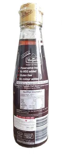 Vista 2 de Salsa de pescado premium Megashefu (nam pla) 6.8 fl oz