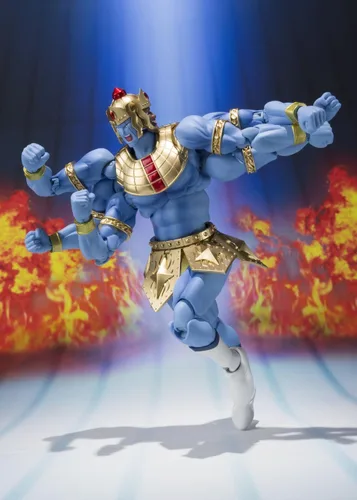 Vista 4 de TAMASHII NATIONS Bandai S.H.Figuarts Ashuraman Original Color Edition Kinnikuman Figura de acción