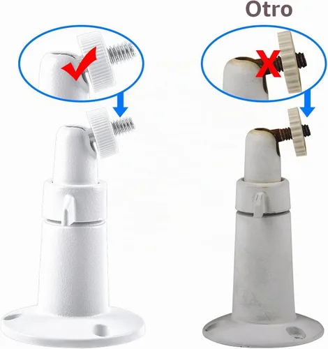 Vista 5 de Soporte de montaje universal para cámara de seguridad, soporte de metal de pared ajustable para interiores y exteriores, compatible con Arlo Pro/Pro
