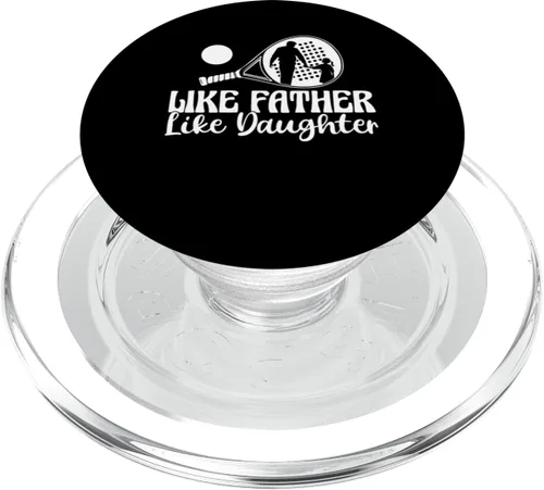 Vista 7 de Like Father Like Daughter Padel Racquet Paddle PopSockets Adhesive PopGrip
