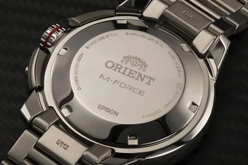 Vista 7 de Orient M-Force Reloj automático para hombre con esfera roja RA-AC0L02R00B, Rojo -, Buzo